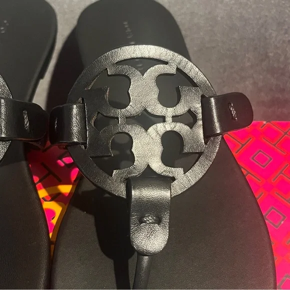 Tory Burch Women’s Miller Sandals Black Size 7 US - Picture 3 of 16